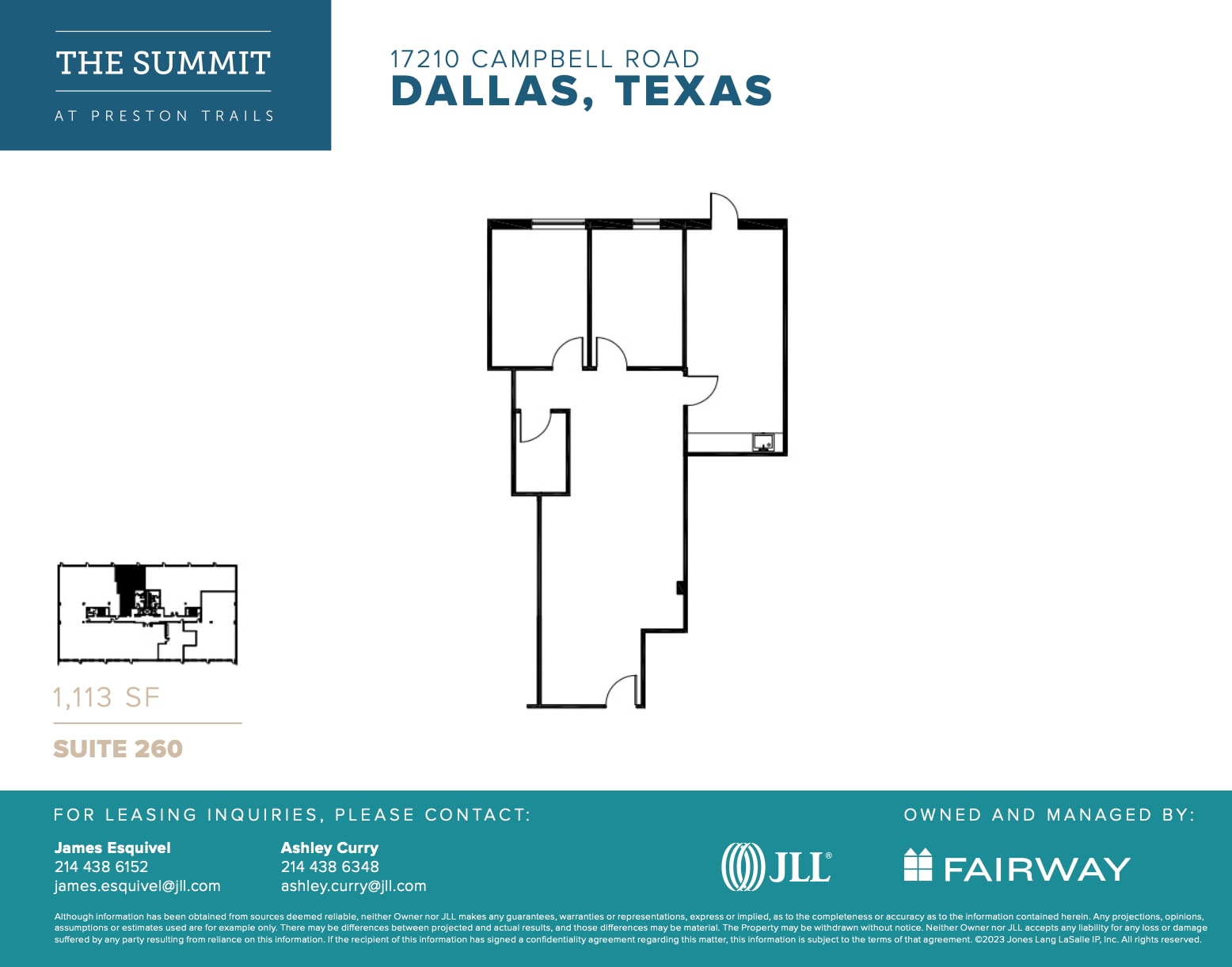 17101 Preston Rd, Dallas, TX à louer Plan d’étage- Image 1 de 1