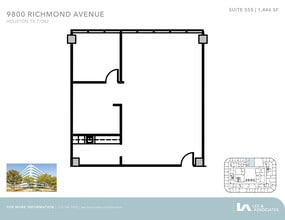 9800 Richmond Ave, Houston, TX à louer Plan d’étage- Image 1 de 1