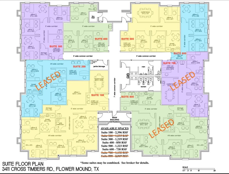 3411 Cross Timbers Rd, Flower Mound, TX à louer - Plan d’étage - Image 2 de 8