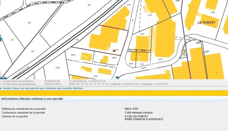 9 Chemin Du Pontet, Civrieux-d'Azergues à vendre - Carte - Image 2 de 25