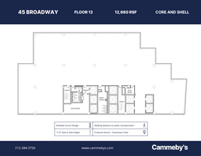 45 Broadway, New York, NY à louer Plan d’étage- Image 1 de 1