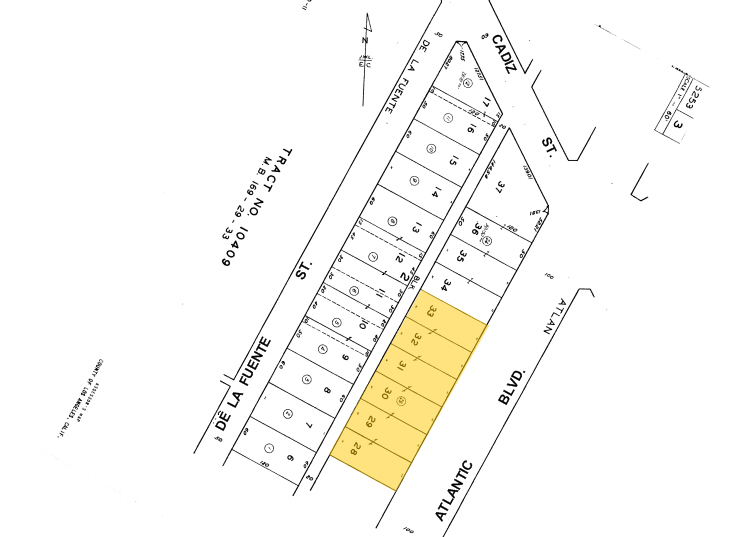 883 S Atlantic Blvd, Monterey Park, CA à louer - Plan cadastral - Image 2 de 33