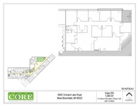 6900 Orchard Lake Rd, West Bloomfield, MI à louer Plan d  tage- Image 1 de 1