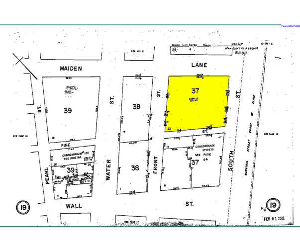 180 Maiden Ln, New York, NY for lease - Plat Map - Image 2 of 7