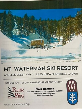 Plus de détails pour Angeles Crest Hwy 2, Flintridge, CA - Sports et divertissement à vendre