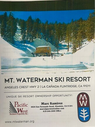 Plus de détails pour Angeles Crest Hwy 2, Flintridge, CA - Sports et divertissement à vendre