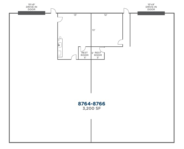 8760-8798 Tyler Blvd, Mentor, OH à vendre Plan d’étage- Image 1 de 1