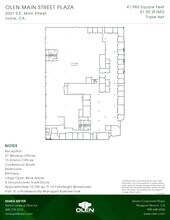 2031 Main St, Irvine, CA for lease Floor Plan- Image 1 of 1