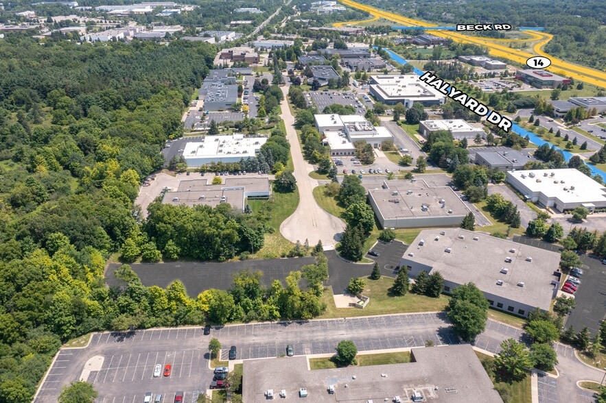47828 Halyard Dr, Plymouth, MI for lease - Aerial - Image 1 of 1