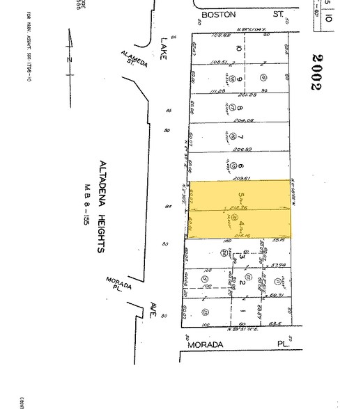 2052 N Lake Ave, Altadena, CA à vendre - Plan cadastral - Image 1 de 1