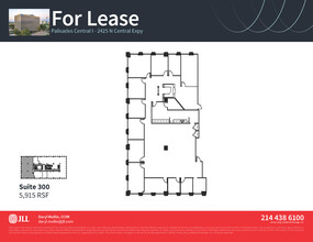 2425 & 2435 N Central Expy, Richardson, TX à louer Plan d  tage- Image 1 de 1