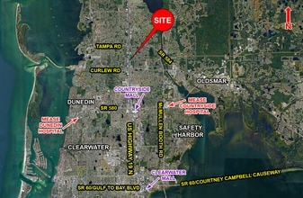 31541-31555 US Highway 19 N, Palm Harbor, FL - AERIAL map view
