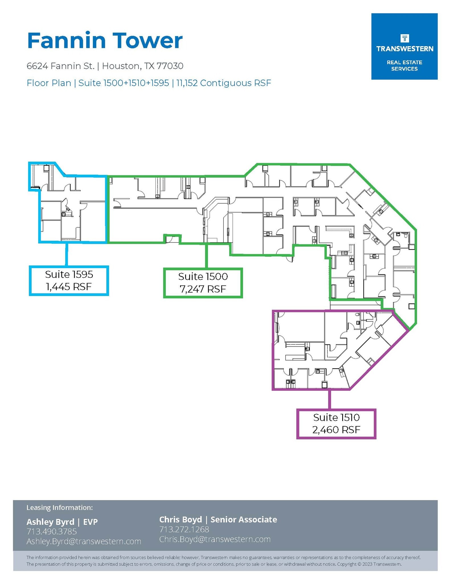 6624 Fannin St, Houston, TX for lease Floor Plan- Image 1 of 1