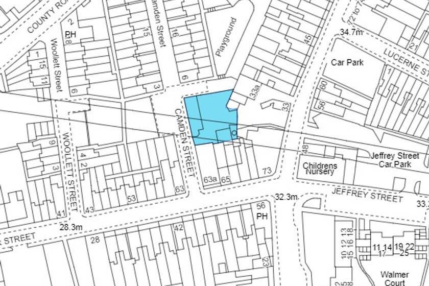 Camden St, Maidstone à louer Plan de site- Image 1 de 5