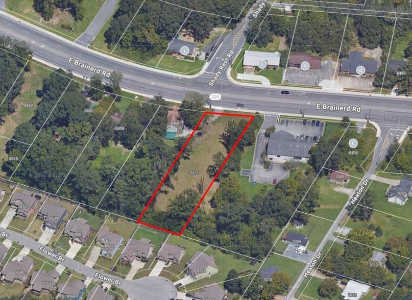 8476 E Brainerd Rd, Chattanooga, TN for sale - Aerial - Image 1 of 3