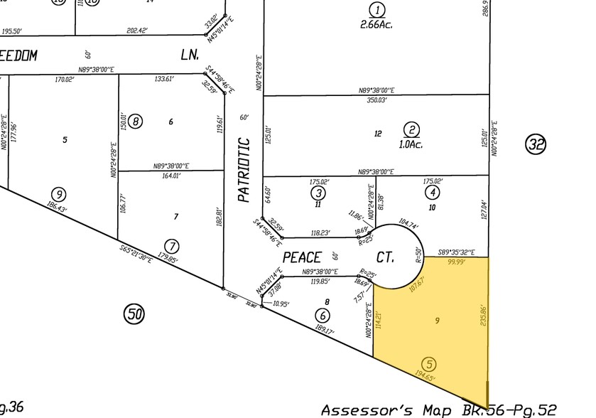 3037 Bell Dr, Atwater, CA à vendre - Plan cadastral - Image 2 de 2