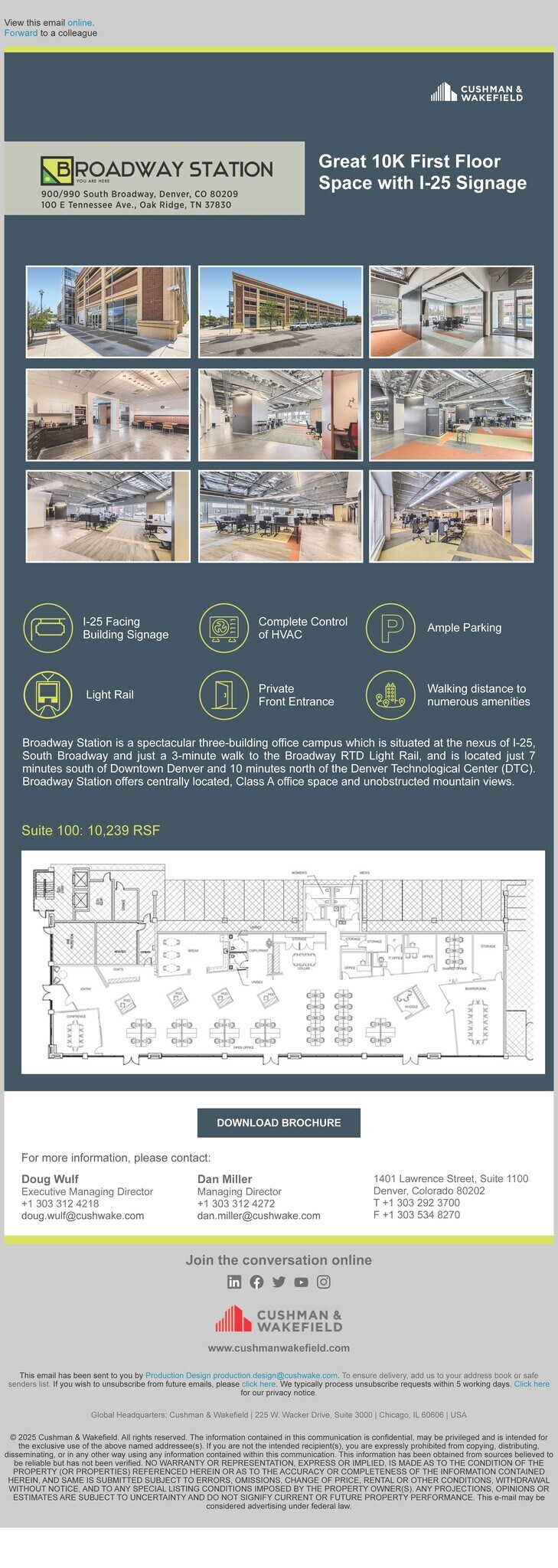 100 E Tennessee Ave, Denver, CO for lease Floor Plan- Image 1 of 1