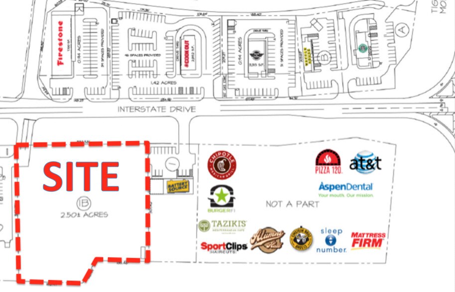 Interstate Dr, Opelika, AL à vendre - Plan de site - Image 2 de 4