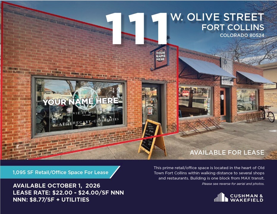 111 W Olive St, Fort Collins, CO for lease Building Photo- Image 1 of 6