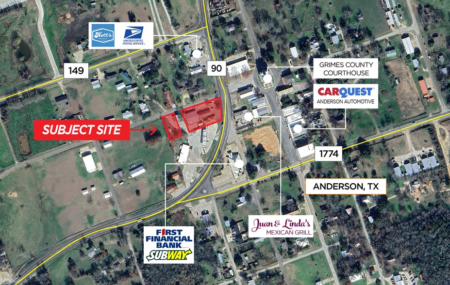 1022 SH 90, Anderson, TX for sale - Aerial - Image 1 of 1