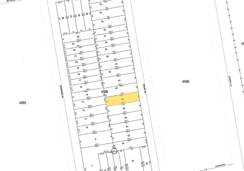 456 Grant Ave, Brooklyn, NY for sale - Plat Map - Image 2 of 3