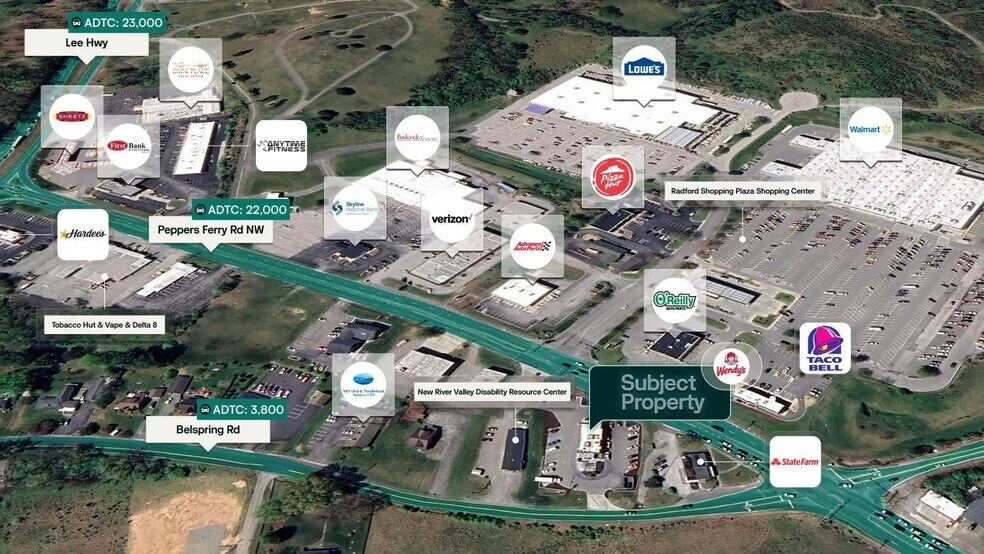 7370 Peppers Ferry Blvd, Fairlawn, VA for sale - Building Photo - Image 2 of 2