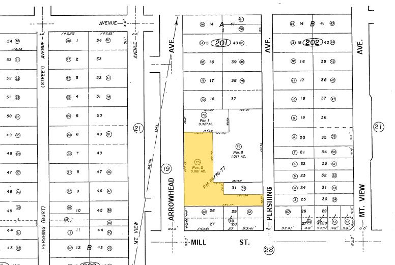 445-475 S Arrowhead Ave, San Bernardino, CA à louer - Plan cadastral - Image 2 de 14