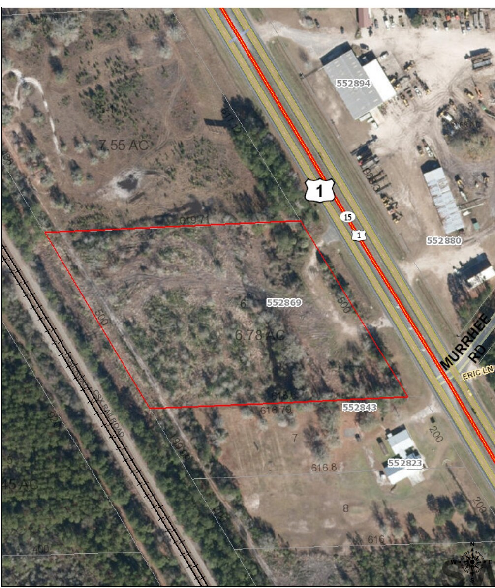 552869 US Highway 1, Hilliard, FL à louer Aérien- Image 1 de 2