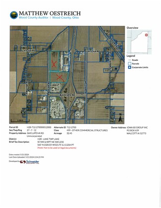 Plus de détails pour I-280 and Bahnsen Rd, Perrysburg, OH - Terrain à vendre