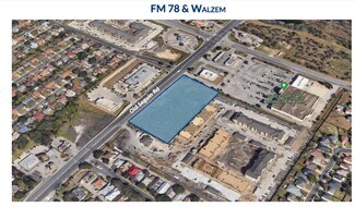 Plus de détails pour FM 78 & Walzem Road San Antonio TX 78244, San Antonio, TX - Commerce de détail à louer