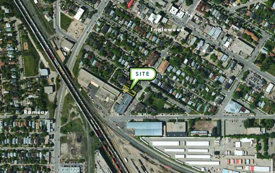 1207-1215 13th St SE, Calgary, AB for lease - Aerial - Image 2 of 11