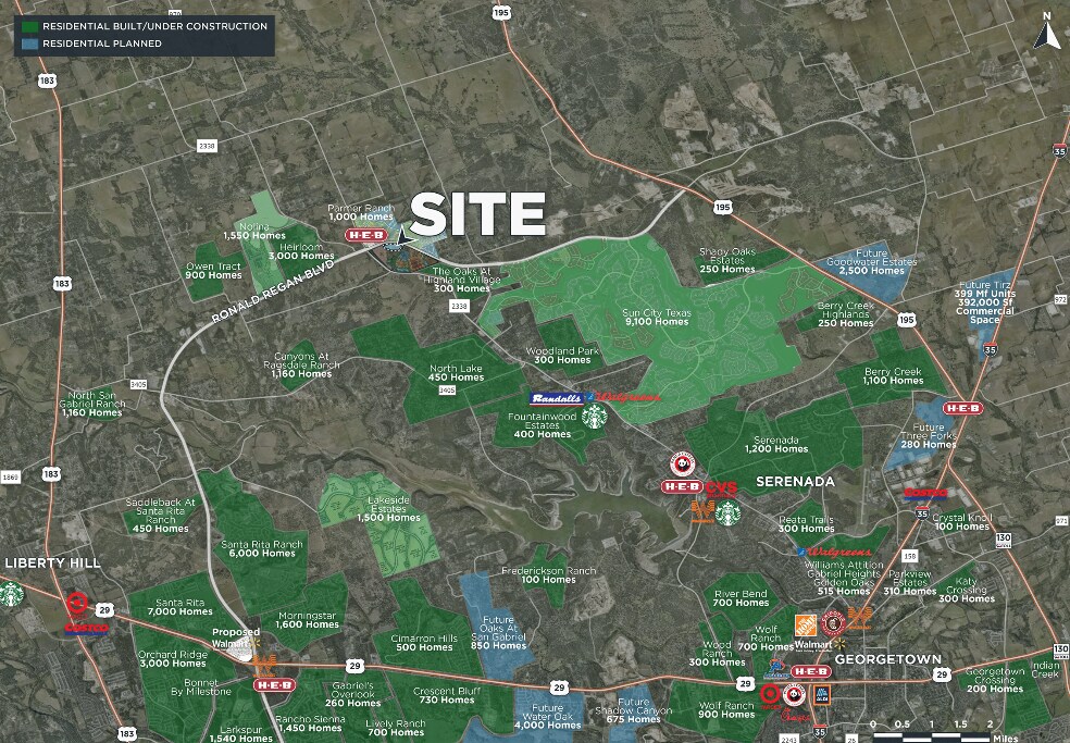 121 Cottage Trail Dr, Georgetown, TX for lease Aerial- Image 1 of 2