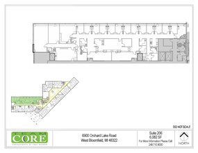 6900 Orchard Lake Rd, West Bloomfield, MI à louer Plan d  tage- Image 1 de 1