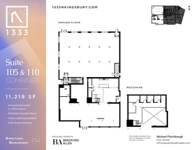1333 N Kingsbury St, Chicago, IL for lease Floor Plan- Image 2 of 12