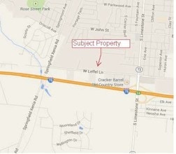 0 W Leffel Ln, Springfield, OH - Aérien  Vue de la carte