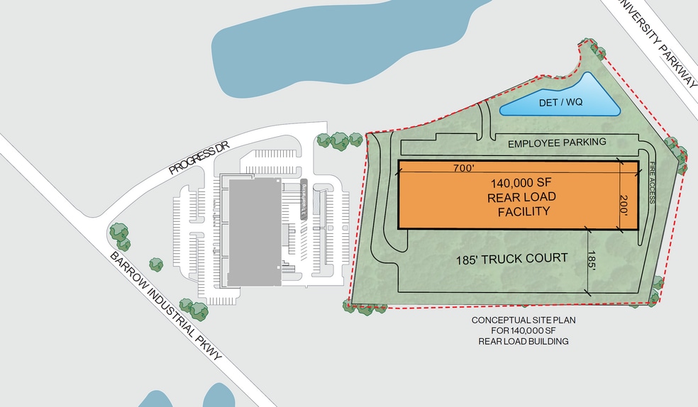 817 Progress Dr, Auburn, GA for sale - Site Plan - Image 2 of 2