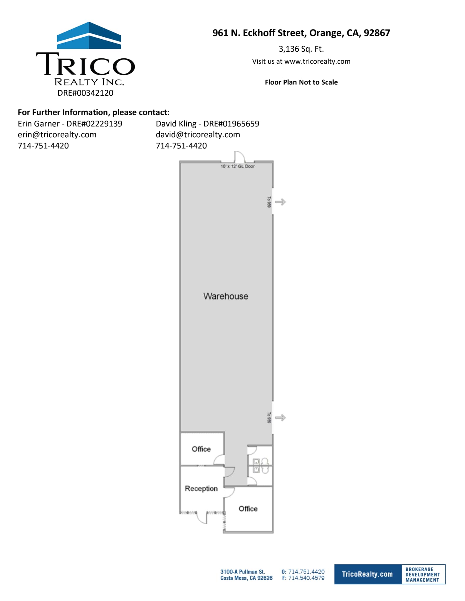955-969 N Eckhoff St, Orange, CA for lease Floor Plan- Image 1 of 1
