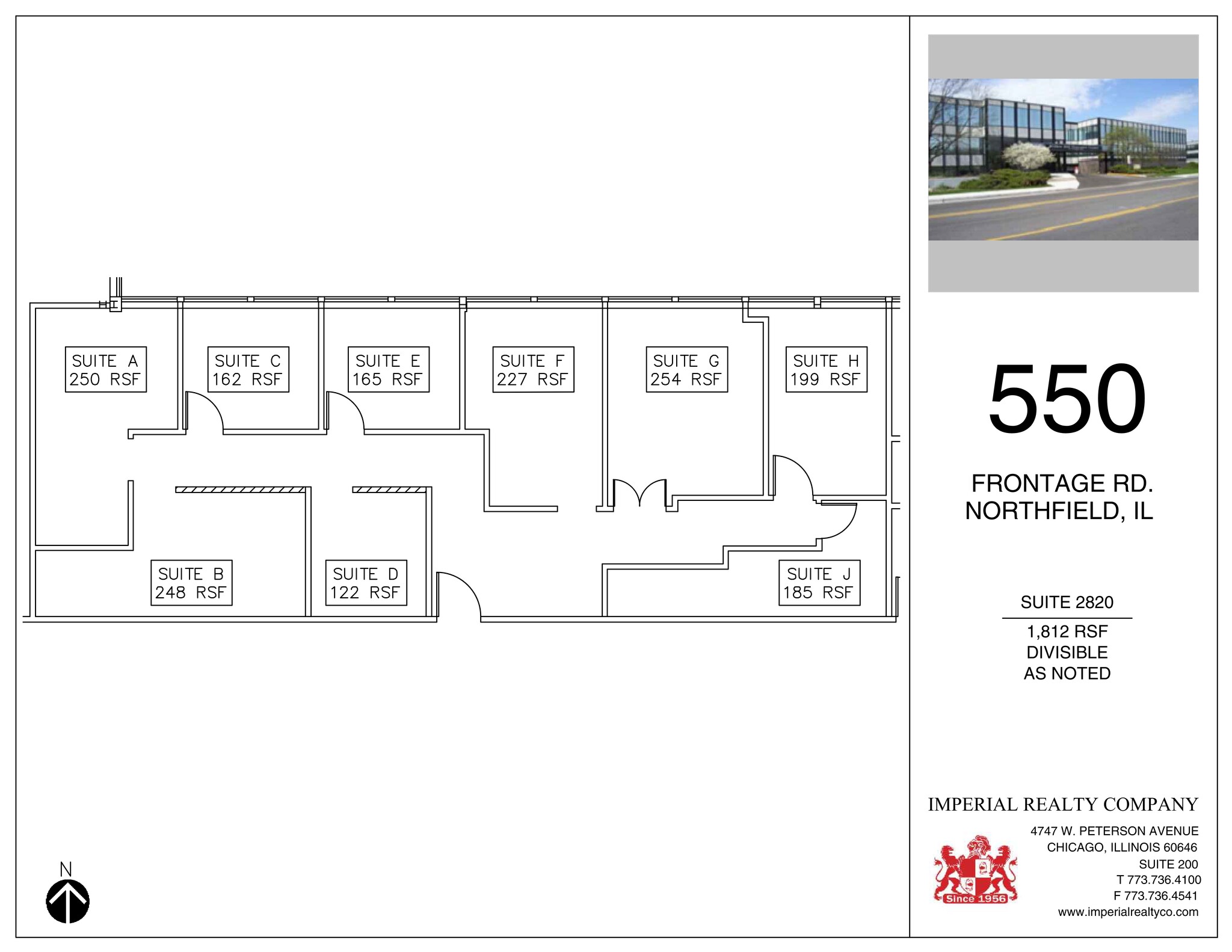 540-550 W Frontage Rd, Northfield, IL for lease Site Plan- Image 1 of 1
