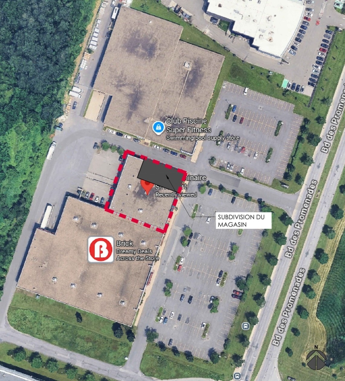 1431 Boul Des Promenades, Saint-hubert, QC à louer Aérien- Image 1 de 3