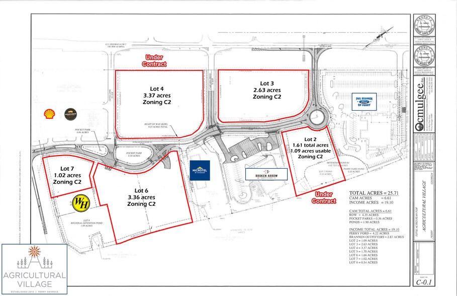 Ag Village Blvd, Perry, GA for sale - Site Plan - Image 2 of 3