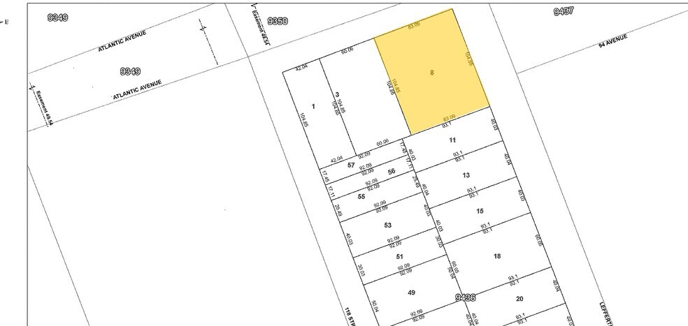 11812-11822 Atlantic Ave, Richmond Hill, NY à louer - Plan cadastral - Image 2 de 2