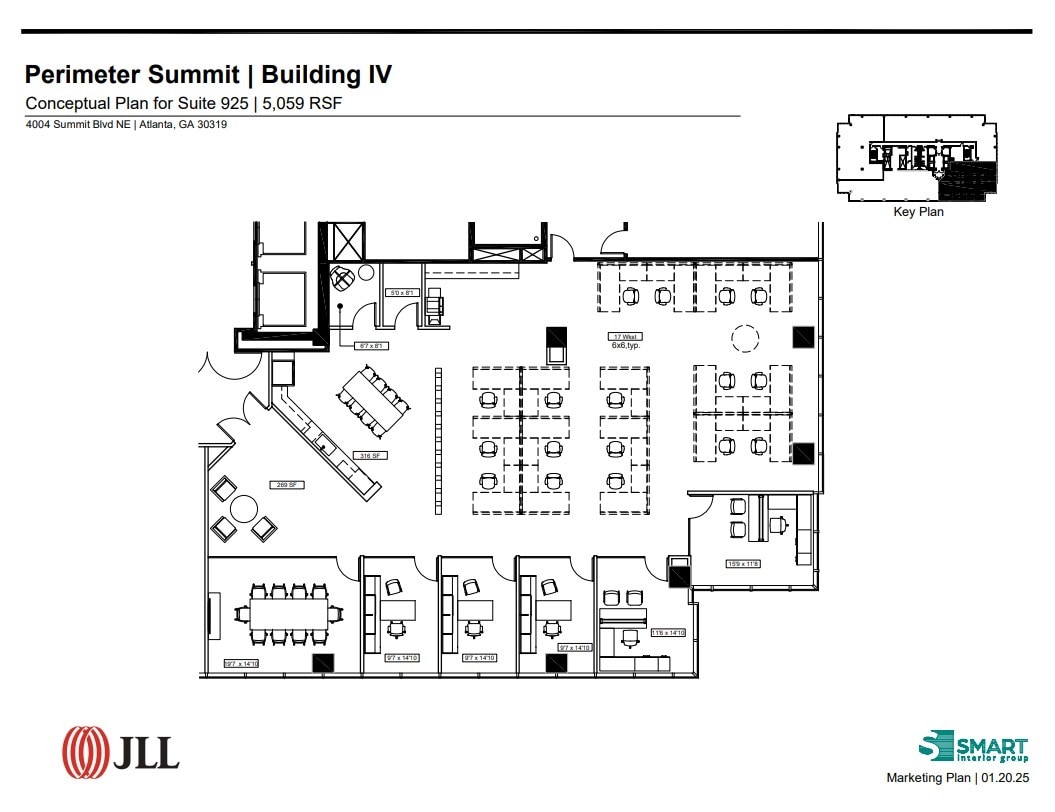 1001 Summit Blvd, Atlanta, GA for lease Floor Plan- Image 1 of 1