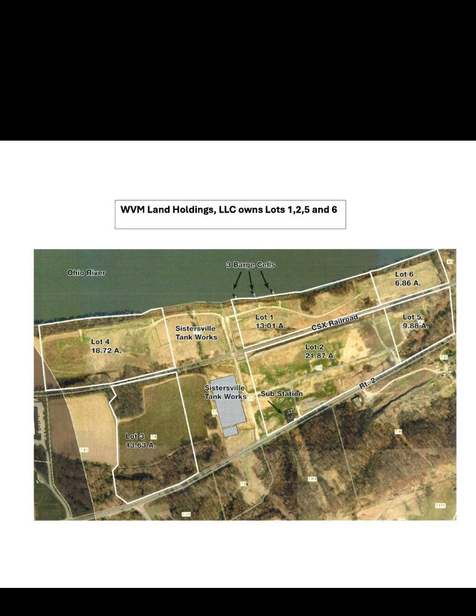 9764 S Pleasants Hwy, Saint Marys, WV à vendre Aérien- Image 1 de 2