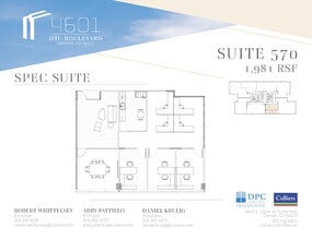 4601 Dtc Blvd, Denver, CO for lease Floor Plan- Image 1 of 1