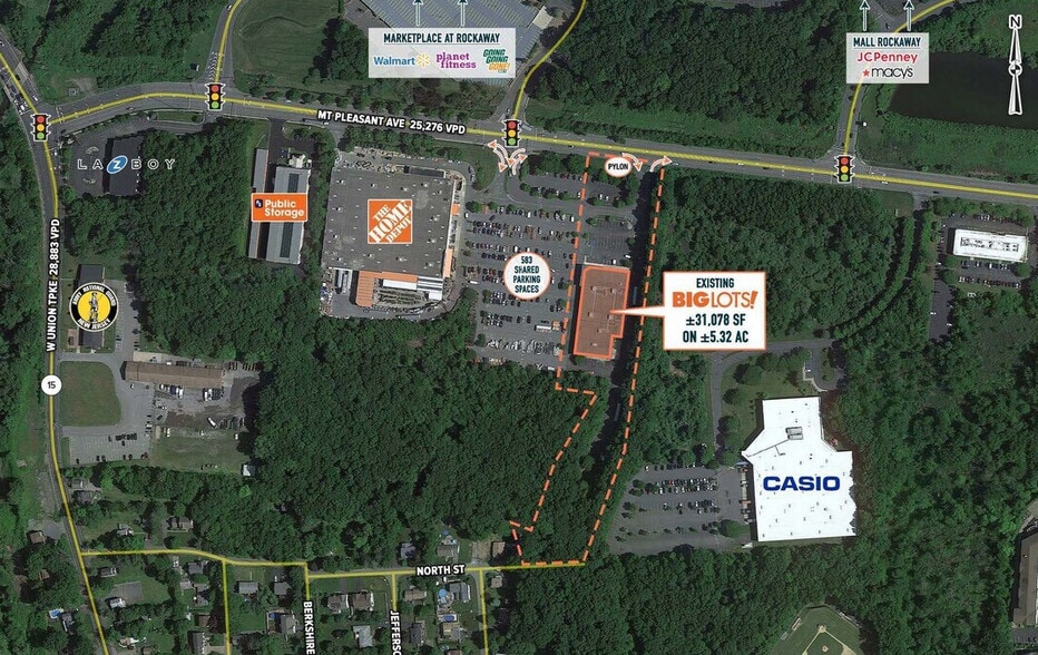 550 Mt Pleasant Ave, Dover, NJ for lease - Aerial - Image 2 of 7