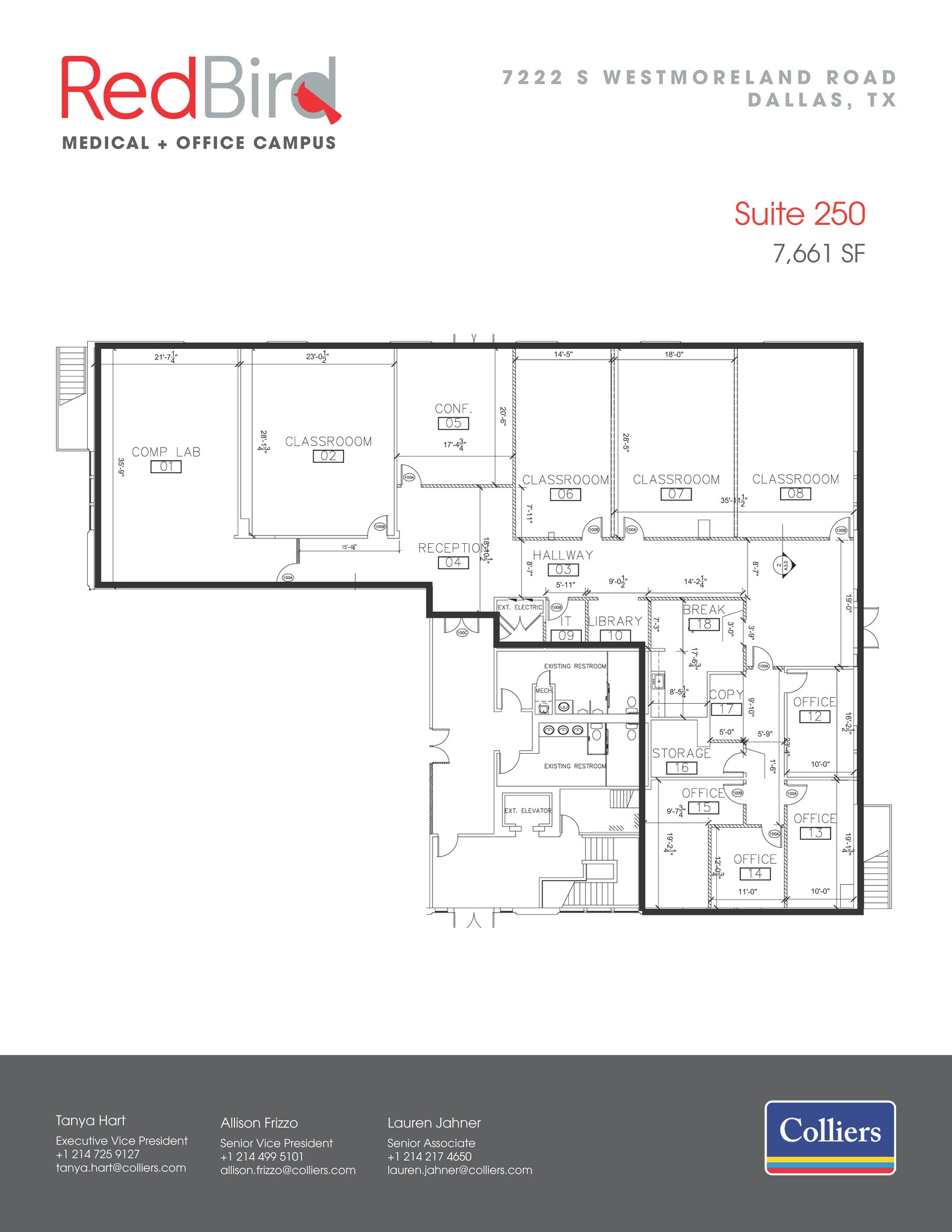 7222 S Westmoreland Rd, Dallas, TX for lease Floor Plan- Image 1 of 6