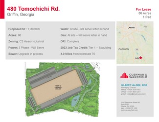 More details for 480 Tomochichi, Griffin, GA - Land for Sale