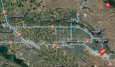 2351 South Apple St, Boise, ID - Aerial map view