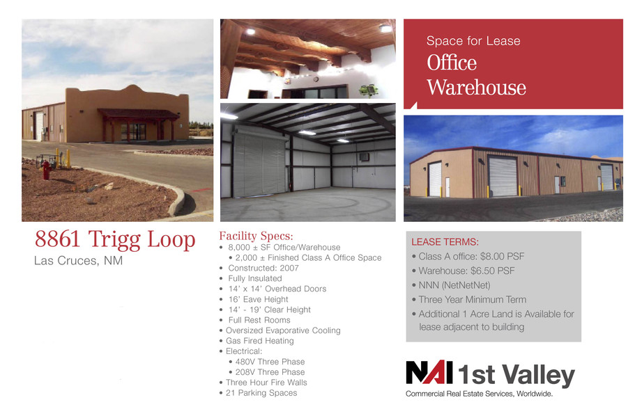 8861 Trigg Loop, Las Cruces, NM for sale - Building Photo - Image 1 of 1