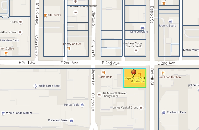 2780 E 2nd Ave, Denver, CO for sale - Plat Map - Image 1 of 1